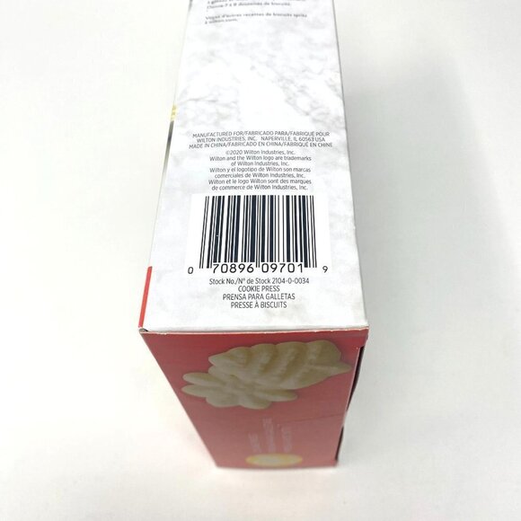 Wilton Cookie Press Set, 13-Piece Kit with Spritz Cookie Press & Discs - Picture 7 of 10